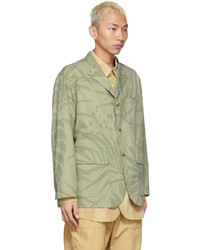 Blazer imprimé olive Engineered Garments