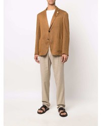 Blazer imprimé tabac Lardini