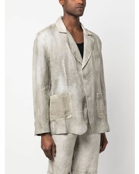 Blazer imprimé tie-dye beige Avant Toi