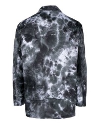 Blazer imprimé tie-dye gris foncé Off Duty