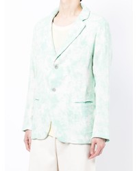 Blazer imprimé tie-dye vert menthe Avant Toi