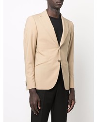 Blazer marron clair Maurizio Miri