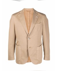 Blazer marron clair Luigi Bianchi Mantova