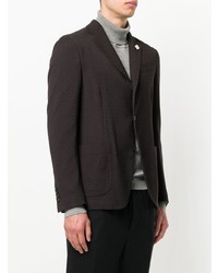 Blazer marron foncé Lardini