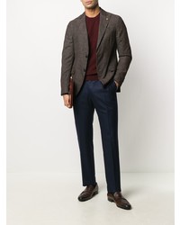 Blazer marron foncé Lardini