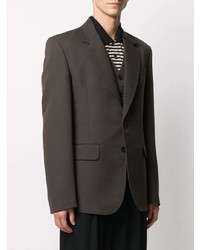 Blazer marron foncé Lemaire