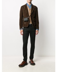 Blazer marron foncé DSQUARED2