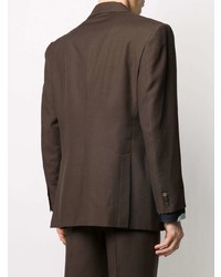 Blazer marron foncé Magliano