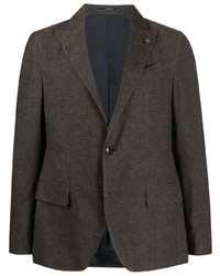 Blazer marron foncé Lardini