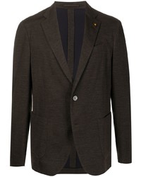 Blazer marron foncé Lardini