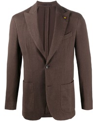 Blazer marron foncé Lardini