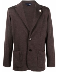 Blazer marron foncé Lardini