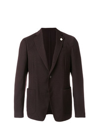 Blazer marron foncé Lardini