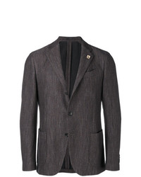 Blazer marron foncé Lardini