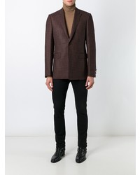 Blazer marron foncé Givenchy