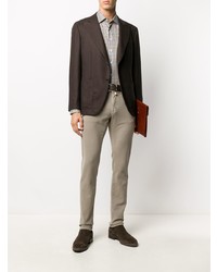 Blazer marron foncé Caruso