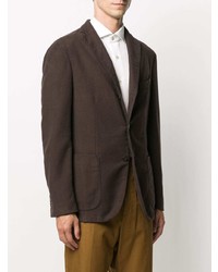 Blazer marron foncé Boglioli