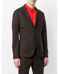 Blazer marron foncé AMI Alexandre Mattiussi