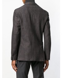 Blazer marron foncé Lardini