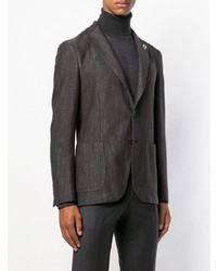 Blazer marron foncé Lardini