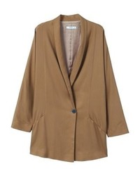Blazer marron Mango