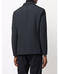 Blazer matelassé bleu marine Emporio Armani