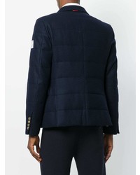 Blazer matelassé bleu marine Moncler Gamme Bleu