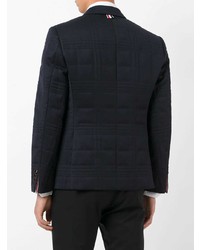 Blazer matelassé bleu marine Thom Browne