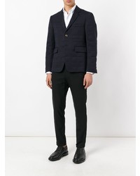 Blazer matelassé bleu marine Thom Browne