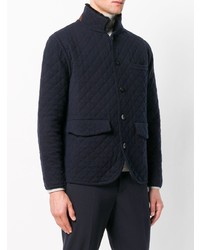 Blazer matelassé bleu marine N.Peal