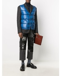 Blazer matelassé bleu Junya Watanabe MAN