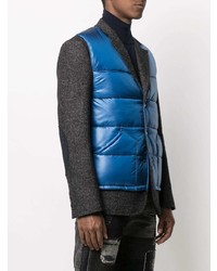 Blazer matelassé bleu Junya Watanabe MAN