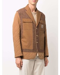 Blazer matelassé marron clair Junya Watanabe