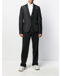 Blazer matelassé noir Les Hommes