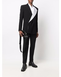 Blazer noir et blanc Balmain