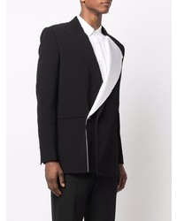 Blazer noir et blanc Balmain