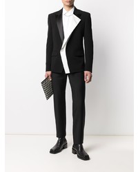 Blazer noir et blanc Balmain