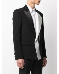 Blazer noir et blanc Balmain