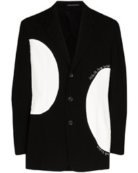 Blazer noir et blanc Yohji Yamamoto