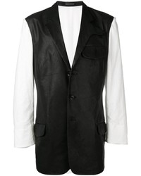 Blazer noir et blanc Yohji Yamamoto