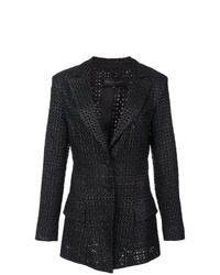 Blazer noir Christian Siriano