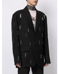 Blazer noir Feng Chen Wang