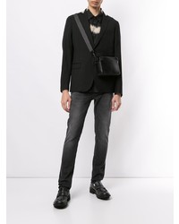 Blazer noir Moschino