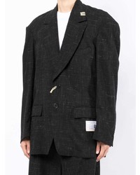 Blazer noir Maison Mihara Yasuhiro