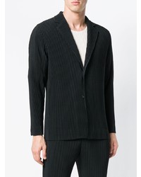 Blazer noir Homme Plissé Issey Miyake