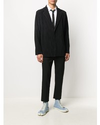 Blazer noir Homme Plissé Issey Miyake