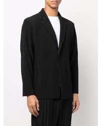 Blazer noir Homme Plissé Issey Miyake