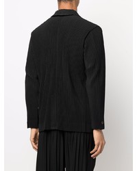 Blazer noir Homme Plissé Issey Miyake