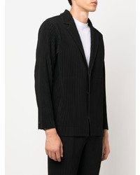 Blazer noir Homme Plissé Issey Miyake