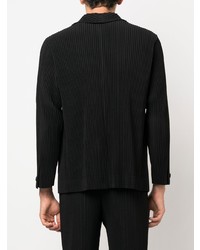 Blazer noir Homme Plissé Issey Miyake